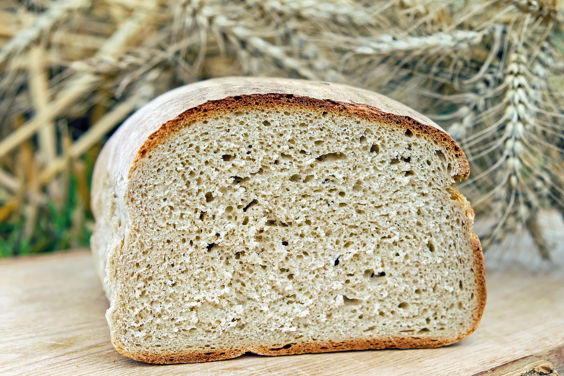 aufgeschnittenes Brot